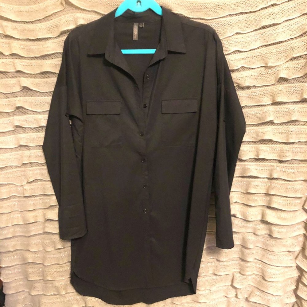 Allison Joy black shirt dress tunic